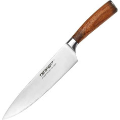 TONIFE Chef's Knife Professional Chef's Knife Carbon Stainless Steel Kitchen Knife Meat Knife Chef Knife Kitchen Knife with Natural Rosewood Handle