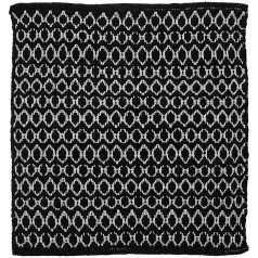 Sealskin Boho Bath Mat 60 x 60 cm Polyester / Cotton Black