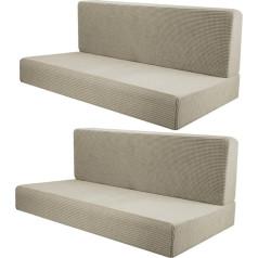 4 x Camper Cushion Covers, RV Seat Covers, RV Seat Covers, Replacement Couch Covers, Sofa Seat Cushion Cover, Elastic Sofa Cover, Backrest Cover, Bench Covers for Trailers, Coffee