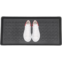 Générique Shoe Tray, Waterproof Mud-Resistant Drying Pad, Water Boot Draining Organiser, 59 x 40 Inch Non-Slip, Entryway Floor Protector, Ideal for Garden, Indoor, Outdoor, Courtyard Use