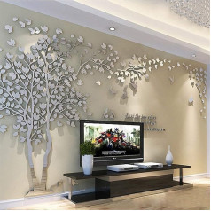 3D Tree Wall Sticker, DIY Wall Tattoo, Wall Art Sticker, Wall Decoration for Home, Christmas, Bedroom, Hall, Stairs, Baby’s Room, Nursery