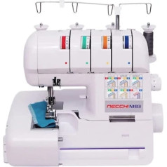 Necchi N183 Sewing Machine Aluminium Interior ABS Case White Regular