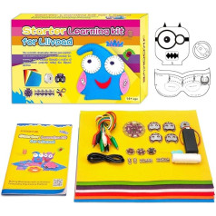Lilypad Sewing Electronics Starter Kit Learning E-Textiles Cuttable Electronics Kit