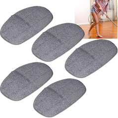 5 Pack Ultra Fine Fiber Steam Mop Cloth Pads Replacement for Leifheit CleanTenso