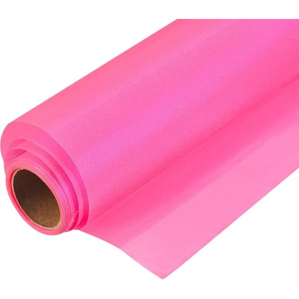 sourcing map Window Privacy Film 15.75 Inches x 9.84 Feet Frosted Glass Self-Adhesive Disposable Window Film Sun Blocking Sticker for Home and Office Pink