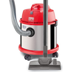 Thomas INOX 1516 Drum 16L 1500W Black,Metallic,Red - vacuum cleaners (Drum, Dry&Wet, Home, Black, Metallic, Red, Plastic, 220 - 240 V)