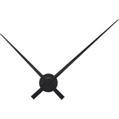 Nextime - Hands Wall Clock - 90 Diameter - Aluminum - Black