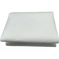 Fusible Fleece Liner for Sewing, Iron-on, Stiff Stabilizer for Bags (White, Medium, 120cm x 1m)