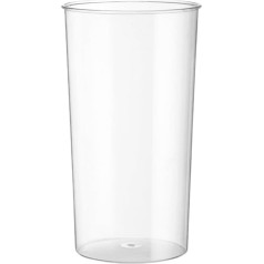 ABOOFAN Transparent Plastic Flower Vase, Acrylic Flower Vase, Round Cylinder Flower Bucket, Ice Bucket, Made of Plastic, Acrylic Rubbish Bin, Waste Paper Basket for Cooling Beer and Wine