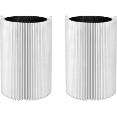 BAMBOOST 2 Pack 411 Replacement Filter for Blueair Blue Pure 411 411+ 411 Car and Mini Air Purifier, 3-in-1 HEPA Filter