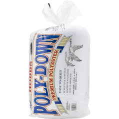 Polydown: 120 x 120in (King), Fabric White, 305x305x1 cm