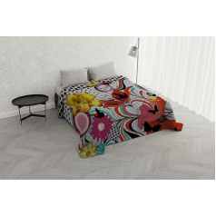 Italian Bed Linen Sommer-Steppdecke KI-OSA, Mikrofaser, LM02, Doppelbett