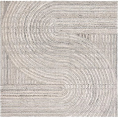 Safavieh Southampton Collection Contemporary Rug for Living Room Dining Room Bedroom Short Pile Beige 72 x 72 Inch