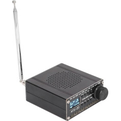 Full Band Radio Receiver, AM FM Radio Receiver, Full Band Radio Scanner AM FM MW SW SSB LSB USB Scanner Portable with Antenna ATS‑20 SI4732
