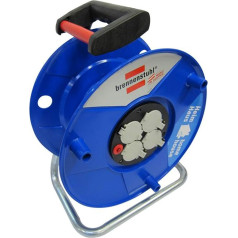 Brennenstuhl Garant St 1208015 Cable Reel, Blue, Senza Cavo