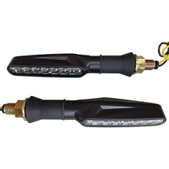 Alchemy Parts LED Sequential Indicator Motorcycle - Sweeping - Homologated for All Road Motorcycles - Plug & Play