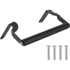 Motorcycle Phone Holder, Black Aluminium Alloy Bicycle Phone Holder, GPS Navigation Mount, Front Bar Holder Replacement
