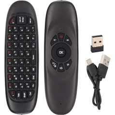 Air Mouse Remote, 2.4G Wireless Smart TV Remote, Multifunctional Wireless Fly Mouse Keyboard for Android TV Box/PC/Smart TV/Projector/HTPC