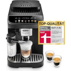 De'Longhi Magnifica Evo ECAM 292.81.B Fully Automatic Coffee Machine with LatteCrema Milk System, 7 Direct Selection Buttons for Cappuccino, Espresso and Other Coffee Specialities, 2-Cup Function,