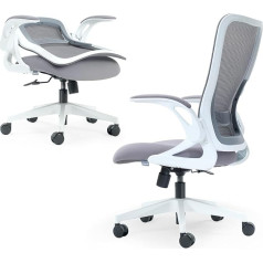 Tervo Model U | Folding Office Chair for Small Spaces | Gaming Chair for Adults and Children | Ergonomic Mesh Computer Chair for Bedroom