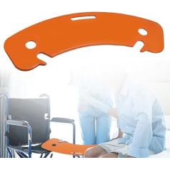 Sliding Board for Wheelchair Users, Patient Lifter, Transfer Board, Transfer Board from Wheelchair to Bed, Toilet, Bath (Orange)