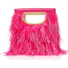 Pinko Women's Square Mini Feathers Bag