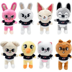 Skzoo Cuddly Toy, Skzoo Plush 6 Pieces, Skzoo Plush Skzoo Anime Plush Toy, Cute Toy, Stray Kids, Skzoo Plush Toy, Gifts, Christmas Toy for Boys and Girls