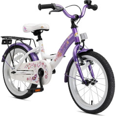 BIKESTAR Children's Bicycle for Girls from 4-5 Years | 16 Inch Children's Bike Classic | Bicycle for Children | Risk Free Testing
