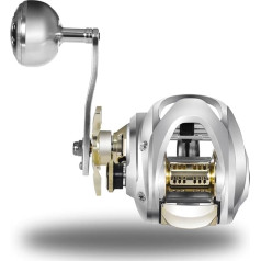 All Metal Case Drop Casting Reel Large Sea Fishing Reel Saltwater Waterproof Right Hand