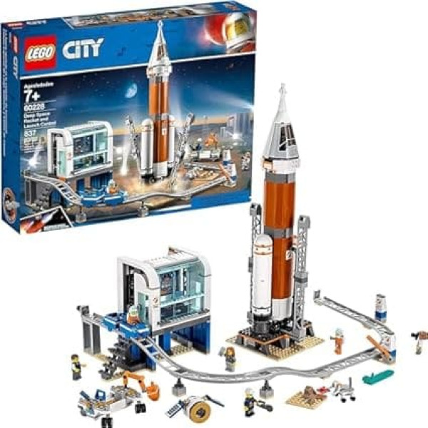LEGO City Space 60228 Rockets Launch Station with Space Center (837 Pieces)
