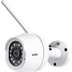 VIMAR 46237.040A WiFi Colour Camera Compatible with Alexa, Full HD, Motion Sensor Functions and Sending Notifications, View Product App for Android and iOS, White, Pack of 1