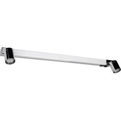 Trio Leuchten Enrico 281479306 LED Bathroom Wall Light Metal Chrome 9 Watt LED Excludes 2x GU10 Light Colour Adjustable
