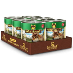 Wolfsblut - Green Valley - 6 x 800 g - Lamb and Salmon - Wet Food - Dog Food - Grain Free