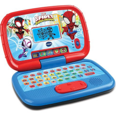 VTech Spidey and his Super Friends - Learning Laptop - Learning Computer with QWERTY Keyboard and Content on Letters, Letter Sounds, Easy Addition and Subtraction and Much More For Children Aged 3-6
