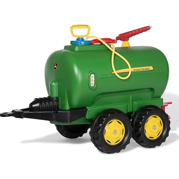 Rolly Toys rollyTanker John Deere Tanker Tank Trailer (for Children 3-10 Years, with Pump and Nozzle, 30 Litres, Outlet Tap) 122752