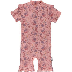 Sterntaler Corale Swimsuit - Swimwear for Girls - Swimsuit Short Sleeve - UV Protection 50+ Swimsuit with Nappy Insert up to Size 86/92 - Baby and Children's Swimwear