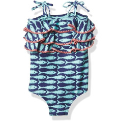 OndadeMar Baby Girl Textured Swimsuit