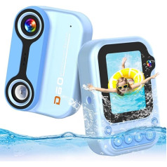 Underwater Camera Children's Camera Waterproof Digital Camera 12MP Waterproof Children's Camera 1080P Video Photo Camera Underwater Kids Waterproof Cameras 3 m / 10 ft with 32 GB Card