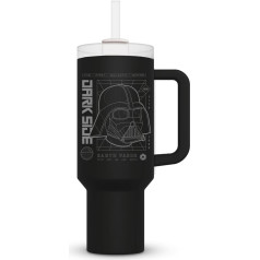 Pyramid Darth Vader Star Wars Bottle with Straw 1180 ml