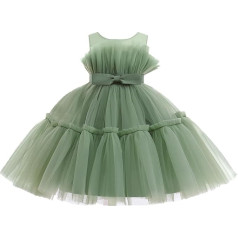Miipat Baby Girl Sleeveless Toddler Tulle Princess Dresses for Party Festive Birthday Wedding