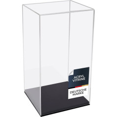 HMF 46800900 Acrylic Display Case for Model Cars, Figures, Various Sizes, Transparent