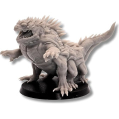 Basilisk Miniature Figure for 28 mm Dungeons and Dragons, Fantasy Miniature Creature Figure