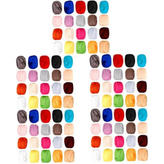 5 Pieces 1 Kit Made of Wool Felt Handmade Craft Set Children Supplies Felt DIY Ornament Material Craft Making Wool DIY Wool Material Comfortable Needle Felting