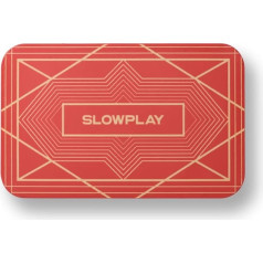 SLOWPLAY Rectangular Poker Chips - Pack of 10 - Professional European Style Plaques - No Value - 34 Gram Ceramic Composite