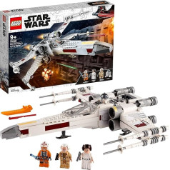 Lego 75301 Star Wars Luke Skywalker's X-Wing Fighter Toy with Princess Leia and Droid R2-D2 as Figure.