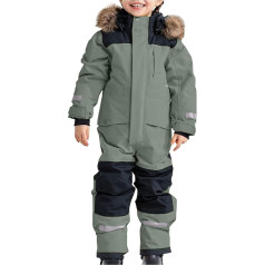 Baby Girls' Overalls Made of Corduroy Long Sleeve Polar Fleece Jumpsuit with Bear Ear Hood Newborn Boys Girls Fluffy Pyjamas 0-12 Months