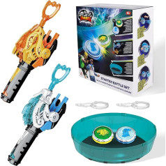 Spinning Top for Children Metal Toy Boys, Battle Tops Spinning Top Launcher Toy, Spinning Tops Boys from 5 6 7 8 9 10 11 12 Years