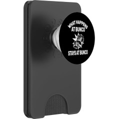 What happens at Bunco stays with Bunco Funny Bunco Game Night PopSockets PopWallet for MagSafe