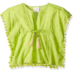 Girls Baby Diu Cover Up Metallic Dots Green