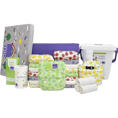 Bambino Mio, Miosolo Classic Cloth Nappy Complete Set, Cheeky Fruits